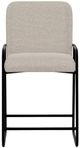 International Furniture Direct Seating Beige/Black Bar Stool-2