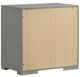 Coaster® Ives Gray High Gloss Bedside Table-3