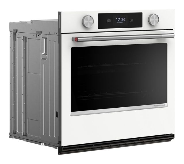 KitchenAid® 30" White Smart Single Electric Wall Oven with Assisted Cook Cycles-2