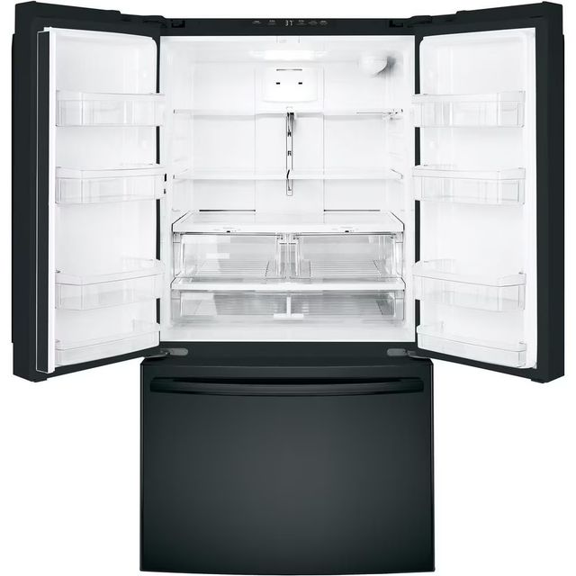 GE® 27.0 Cu. Ft. Black French Door Refrigerator-1