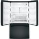 GE® 27.0 Cu. Ft. Black French Door Refrigerator-1