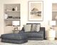 Jackson Furniture Olympus Sapphire Chair and a Half with Cuddler Cushion-1