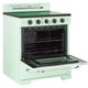Unique® Appliances Classic Retro 30" Summer Mint Green Slide-In Electric Range-1