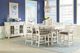 Standard Furniture Chesapeake Bay Antique White Counter Height Dining Table with Storage-4