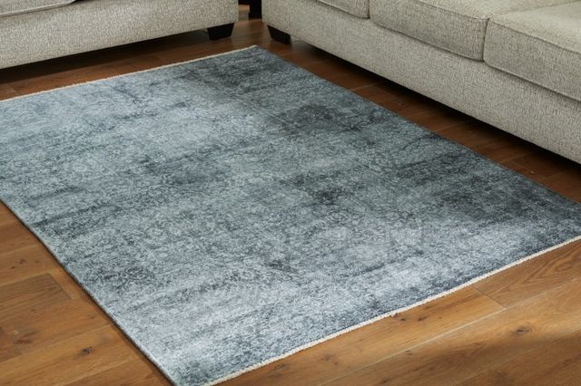 Signature Design by Ashley® Rhysill Teal 5'x7' Medium Area Rug-3
