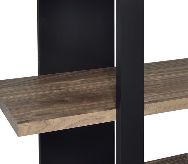 Coaster® Danbrook Black/Aged Walnut Bookcase-1