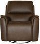 Flexsteel® Henry Burnt Umber Power Swivel Gliding Recliner-2