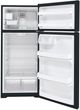 GE® 28" 17.5 Cu. Ft. ENERGY STAR® Black Top Freezer Refrigerator-2