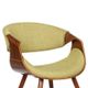 Armen Living Butterfly Green Dining Chair-3