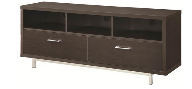 Coaster® Casey Cappuccino 2-Drawer Rectangular TV Console-0