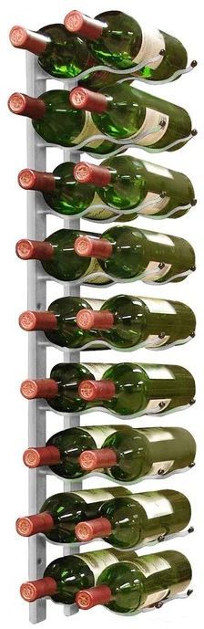 Vinotemp® Epicureanist 18 Bottle Black Wine Rack -2