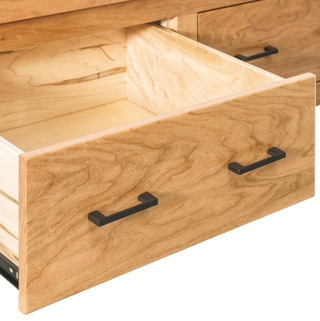 Archbold Furniture Customizable Amish Essentials Maverick Queen Platform Storage Bed-1