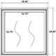 Coaster® Lucia White Dresser Mirror-2