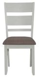 Liberty Furniture Brook Bay Gray/Textured White Dining Side Chair-2