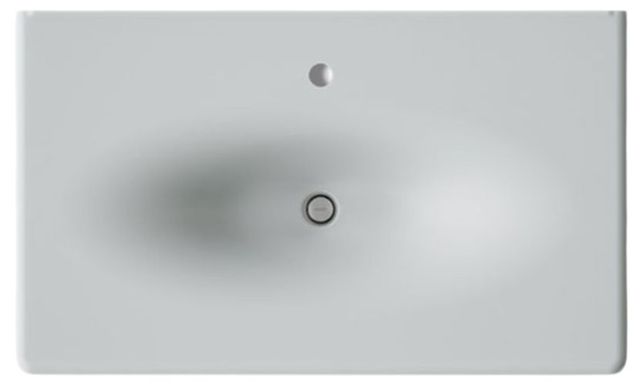 Kohler Iron/Impressions® Ice Grey 37" Enameled Cast Iron Vanity Top with Integrated Oval Sink-1