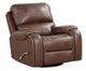 Furniture of America® Tepic Brown Recliner with Oversized Handle-0