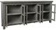 Jofran Inc. Rustic Shores Stone 6-Door Low Accent Cabinet-3