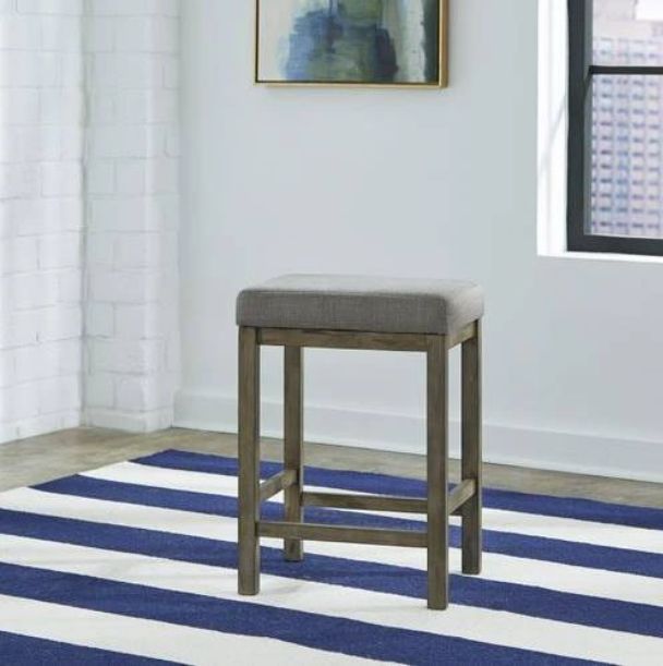 Liberty Furniture Hayden Way Gray Wash/Taupe Console Stool-1