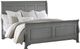 Vaughan-Bassett French Market Zinc Antique Gray King Sleigh Storage Bed-0