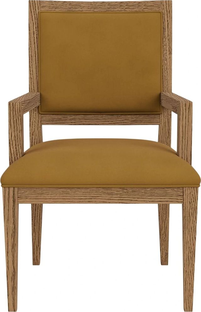 Riverside Furniture Halbrooke 2-Piece Nutmeg Oak Upholstered Back Arm Chair Set-2