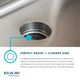 Elkay Lustertone® Classic Lustrous Satin 20" x 22" 2-Hole Single Bowl Drop-in ADA Sink with Perfect Drain®-2