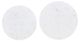 Jofran Inc. Global Archive Camille 2-Piece Marble Top Nesting Table Set with White Base-3