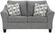 Benchcraft® Mathonia Smoke Loveseat-1