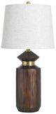 Stylecraft Mahogany Table Lamp-0
