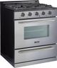 Unique® Appliances Off-Grid 30” Stainless Steel Freestanding Gas Range-1