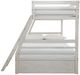 Signature Design by Ashley® Robbinsdale Antique White Youth Twin/Full Bunk Bed-4