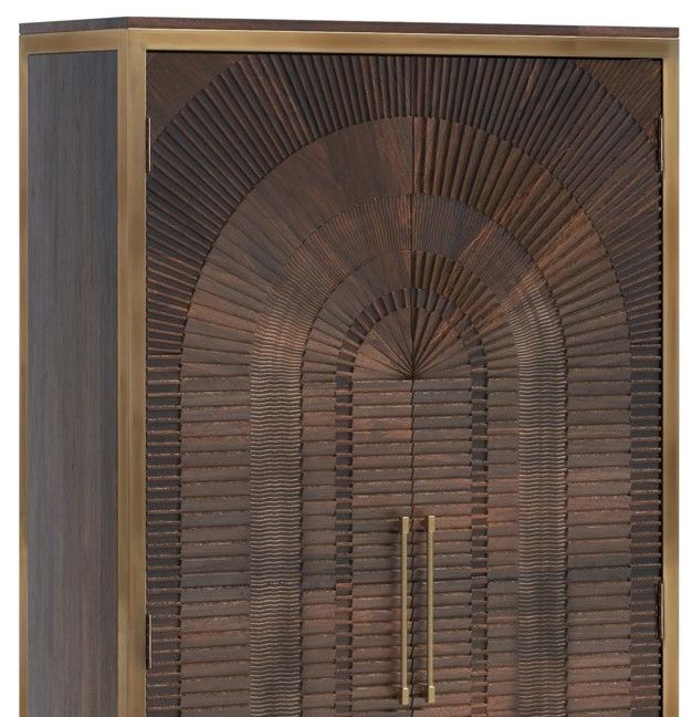 Jaipur Furniture Capella Brown Tall Cabinet-2
