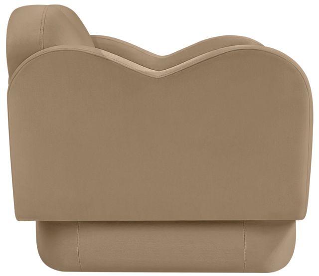 Meridian Furniture Bloom Camel Velvet Loveseat-2