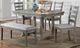 Furniture of America® Laquila 6-Piece Gray Dining Set-0