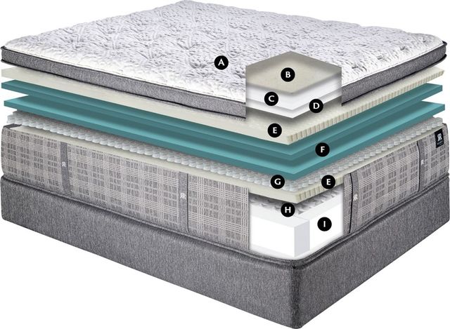 Reserve by Spring Air® Mayfair 16" Wrapped Coil Plush Euro Top California King Mattress-2