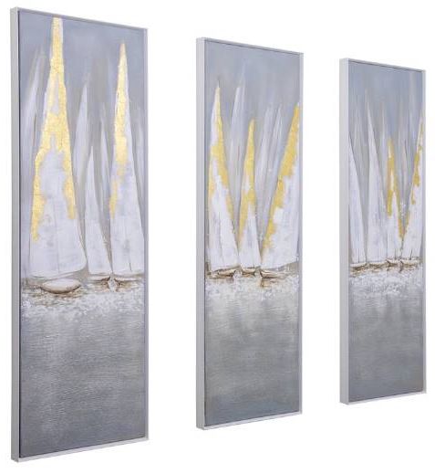 YHD Thrice Sailed 3-Piece Wall Art Set-2