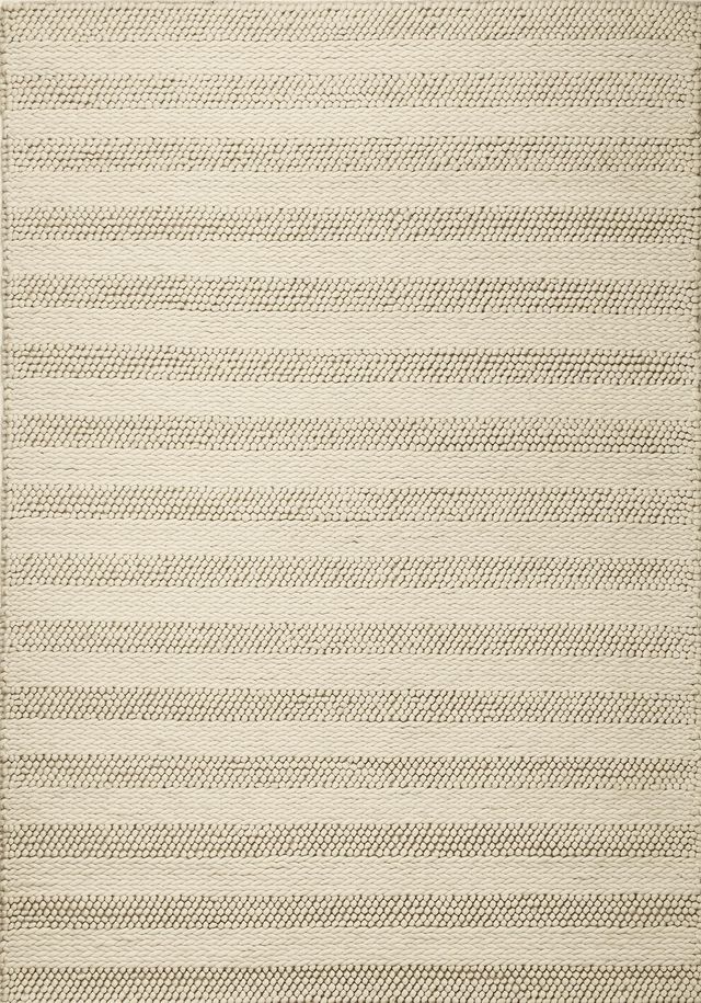 KAS Rugs Cortico Winter White 5'x7' Rug-0