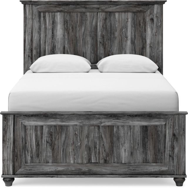 Benchcraft® Thyven Gray Queen Panel Bed-1