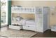 Homelegance® Galen White Youth Twin/Twin Storage Step Bunk Bed-1