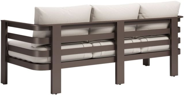 Zuo® Modern Bal Harbor Brown/White Aluminum Outdoor Sofa-3