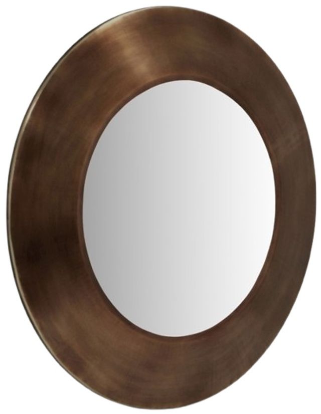 Meridian Furniture Sphere Antique Brown Mirror-0