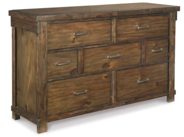Signature Design by Ashley® Lakeleigh 2-Piece Brown Queen Panel Bed Set-2