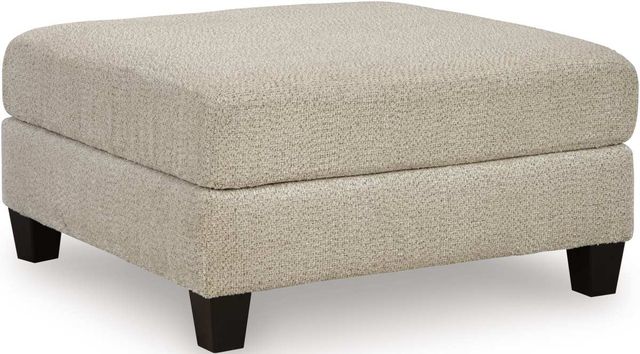 Benchcraft® Steelwater Retreat Latte Oversized Accent Ottoman-0
