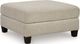 Benchcraft® Steelwater Retreat Latte Oversized Accent Ottoman-0