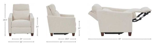 La-Z-Boy® Quinault Basmati Power Reclining Chair with Headrest-2