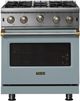 Viking® 5 Series 30" November Sky Liquid Propane Pro Style Gas Range-0