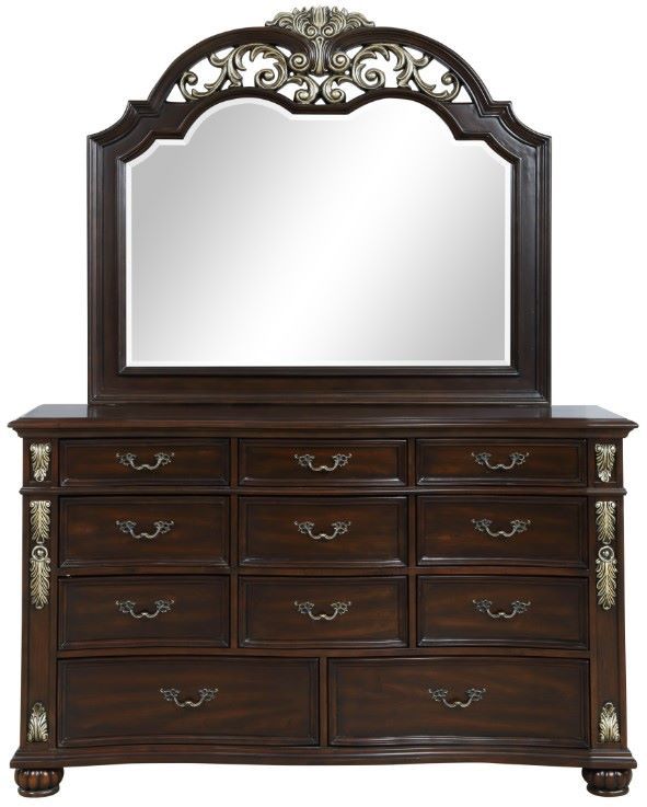 New Classic® Home Furnishings Maximus 4-Piece Madeira King Panel Bedroom Set-3