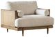 Furniture of America® Alesund Beige/Light Oak Accent Chair-0