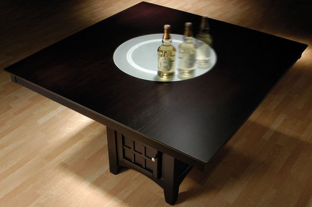 Coaster® Gabriel 5-Piece Cappuccino Counter Height Dining Room Set-3