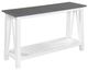 John Thomas Furniture® Home Accents Surrey Heather Gray/White Narrow Sofa Table-0