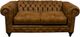 England Furniture Customizable Rondell Leather Loveseat with Nailhead Trim-0